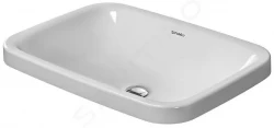 DURAVIT - DuraStyle Umývadlo nábytkové, 600x430 mm, s WonderGliss, alpská biela (03726000001)