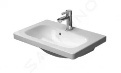 DURAVIT - DuraStyle Umývadlo nábytkové Compact, 635x400 mm, s 1 otvorom na batériu, alpská biela (2337630000)