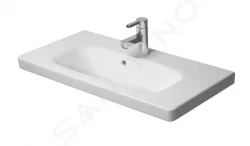 DURAVIT - DuraStyle Umývadlo nábytkové Compact, 785x400 mm, s 1 otvorom na batériu, s WonderGliss, alpská biela (23377800001)