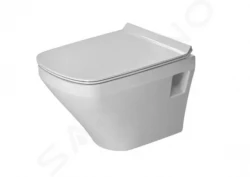 DURAVIT - DuraStyle Závesné WC Compact, Rimless, s WonderGliss, alpská biela (25710900001)