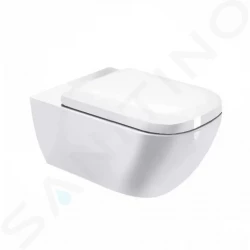 DURAVIT - Happy D.2 Závesné WC, s WonderGliss, biela (22210900001)