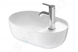 DURAVIT - Luv Umývadielko na dosku, 420x270 mm, bez prepadu, s otvorom na batériu, biela (0381420000)