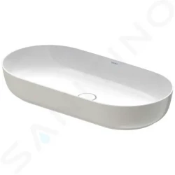 DURAVIT - Luv Umývadlo na dosku, 800x400 mm, bez prepadu, biela/grey satin matt (0379802300)