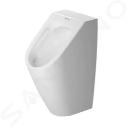 DURAVIT - ME by Starck Pisoár, zadný prívod vody, Rimless, s WonderGliss, biela (28093000001)