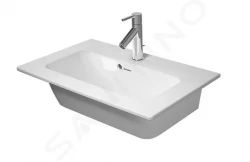 DURAVIT - ME by Starck Umývadlo nábytkové Compact, 630x400 mm, bez otvoru na batériu, alpská biela (2342630060)