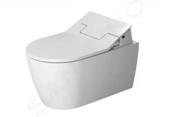 DURAVIT - ME by Starck Závesné WC pre SensoWash, s WonderGliss, alpská biela (25285900001)