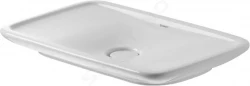 DURAVIT - Puravida Umývadlová misa bez prepadu, 695x415 mm, WonderGliss, biela (03707000001)