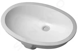 DURAVIT - Santosa Umývadlo zápustné, 510x375 mm, s prepadom, biela (0466510000)