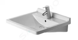 DURAVIT - Starck 3 Jednootvorové umývadlo s prepadom, 600 mm x 545 mm, biele (0309600000)