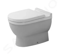 DURAVIT - Starck 3 Stojace WC, zadný odpad, s HygieneGlaze, alpská biela (0124092000)