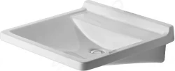 DURAVIT - Starck 3 Umývadlo Med, 600x545 mm, bez otvoru na batériu, biela (0312600000)