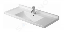 DURAVIT - Starck 3 Umývadlo nábytkové 1050x485 mm, s 1 otvorom na batériu, biela (0304100000)