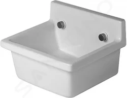 DURAVIT - Starck 3 Výlevka, 480x425 mm, bez otvoru na batériu, s WonderGliss, biela (03134800001)