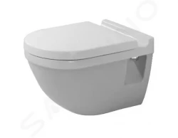DURAVIT - Starck 3 Závesné WC, s HygieneGlaze, biela (2200092000)