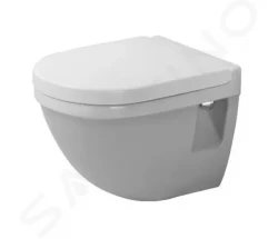 DURAVIT - Starck 3 Závesné WC, s HygieneGlaze, biela (2202092000)