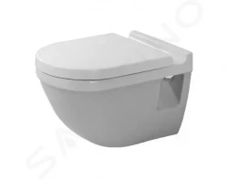 DURAVIT - Starck 3 Závesné WC, s HygieneGlaze, biela (2206092000)