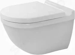 DURAVIT - Starck 3 Závesné WC, s WonderGliss, biela (22250900001)