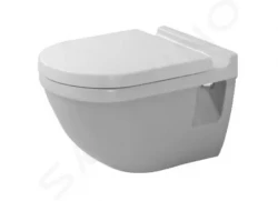 DURAVIT - Starck 3 Závesné WC, sedadlo SoftClose, alpská biela (42000900A1)