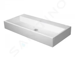 DURAVIT - Vero Air Umývadlo 1000x470 mm, bez prepadu, bez otvoru na batériu, s WonderGliss, biela (23501000701)