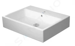 DURAVIT - Vero Air Umývadlo 700x470 mm, s prepadom, otvor na batériu, WonderGliss, biela (23507000001)