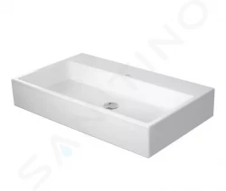 DURAVIT - Vero Air Umývadlo, 80x47 cm, bez prepadu, bez otvoru na batériu, WonderGliss, biela (23508000701)