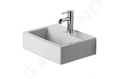 DURAVIT - Vero Jednootvorové umývadielko Med bez prepadu, 450 mm x 350 mm, biele – umývadielko (0704450041)