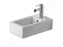 DURAVIT - Vero Umývadielko 450x250 mm, s 1 otvorom na batériu, s WonderGliss, biela (07022500001)