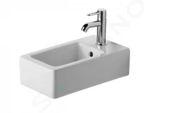 DURAVIT - Vero Umývadielko, 450x250 mm, s prepadom, s otvorom na batériu, biela (0702250000)