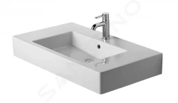 DURAVIT - Vero Umývadlo, 850x490 mm, s prepadom, s otvorom na batériu, biela (0329850000)