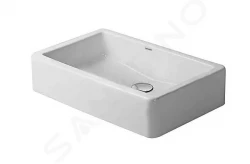 DURAVIT - Vero Umývadlová misa 600x380 mm, s WonderGliss, alpská biela (04556000001)