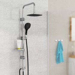 Eisl - Sprchový set bez batérie SHOWER DREAM, chróm / čierna DXLD60088CS (DXLD60088CS)