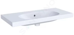 GEBERIT - Acanto Umývadlo 900x422 mm, bez otvoru na batériu, s prepadom, biela (500.634.01.2)