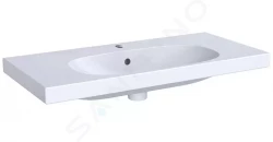 GEBERIT - Acanto Umývadlo 900x422 mm, otvor na batériu, s prepadom, biela (500.633.01.2)