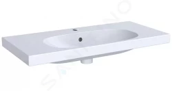 GEBERIT - Acanto Umývadlo 900x422 mm, otvor na batériu, s prepadom, s KeraTect, biela (500.633.01.8)