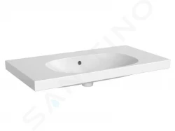 GEBERIT - Acanto Umývadlo 900x482 mm, bez otvoru na batériu, s prepadom, biela (500.624.01.2)