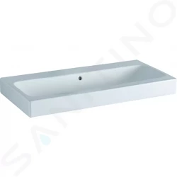 GEBERIT - iCon Umývadlo, 600x485 mm, s KeraTect, biela (124063600)