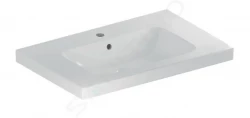 GEBERIT - iCon Umývadlo, 900x480x160 mm, s prepadom, s otvorom na batériu, KeraTect, biela (501.840.00.2)