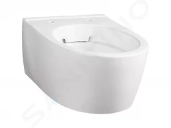 GEBERIT - iCon Závesné kompaktné WC, Rimfree, biela (204070000)