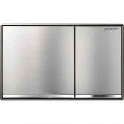 Geberit ovládacie tlačidlo OMEGA60 chróm kartáčovaný plast pre modul WC 82 a 98 cm 115.081.GH.1 (115.081.GH.1)