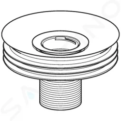 GEBERIT - Příslušenství Sifónový adaptér na bezvodé pisoáre,  priemer 125 mm (116.062.00.1)