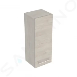 GEBERIT - Selnova Square Bočná horná skrinka 850x330x297 mm, 1 dvierka, svetlý orech hickory (501.279.00.1)