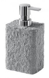 Gedy - ARIES dávkovač mydla na postavenie, šedý (AR8008)