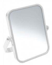 Gedy - ELENA kozmetické zrkadlo na postavenie, 180x135, obojstranné, biela (CO2022)