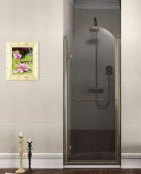 GELCO - ANTIQUE sprchové dvere 800, číre sklo, lavé, bronz (GQ1280LC)