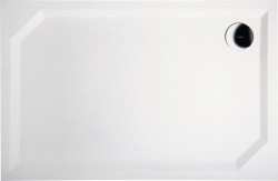 GELCO - SARA sprchová vanička z liateho mramoru, obdĺžnik 100x75cm, hladká (HS10075)