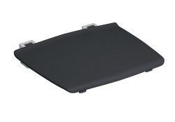GELCO - Sklopné sedátko do sprchového kúta 32,5x32,5cm, tmavo šedá (GS120G)