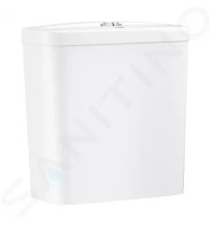 GROHE - Bau Ceramic Splachovacia nádrž k WC kombi, 343x153 mm, spodný prívod vody, alpská biela (39436000)