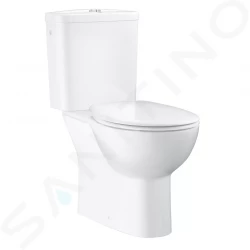 GROHE - Bau Ceramic WC kombi súprava s nádržkou a doskou softclose, rimless, alpská biela (39346000)