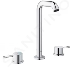 GROHE - Essence Trojotvorová umývadlová batéria L, chróm (20299001)