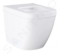 GROHE - Euro Ceramic Stojace WC, rimless, Triple Vortex, PureGuard, alpská biela (3933900H)